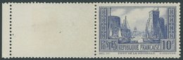 FRANKREICH 241II **, 1930, 10 Fr. Blau Hafen Von La Rochelle, Type II, Postfrisch, Pracht, Mi. 250.- - Altri & Non Classificati