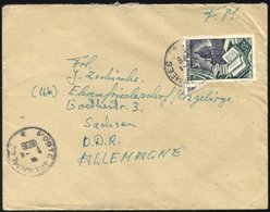 FRANKREICH FELDPOST 997 BRIEF, 1956, 30 Fr. Exportindustrie Mit K1 POSTE AUX ARMEES Auf Feldpostbrief Eines Deutschen Fr - Military Postmarks From 1900 (out Of Wars Periods)