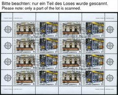 GRIECHENLAND KB O, 1985-90, Europa, 5 Kleinbogensätze (ohne 1987) Mit Ersttagsstempeln, Fast Nur Pracht, Mi. 276.- - Other & Unclassified