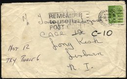 BRITISCHE MILITÄRPOST 687 BRIEF, 1976, 81/2 P. Dunkelolivgrün Auf Brief Aus Wythenshawe An Mr. Tommy Prendergast, Bereic - Used Stamps
