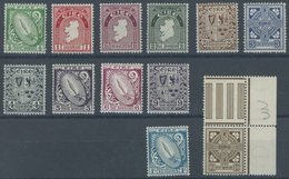 IRLAND 71-82A **, 1940, Nationale Symbole, Wz. 2, Postfrischer Prachtsatz, Mi. 220.- - Other & Unclassified