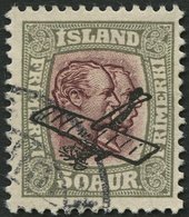 ISLAND 123 O, 1929, 50 A. Grau/braunlila, Pracht, Mi. 100.- - Andere & Zonder Classificatie