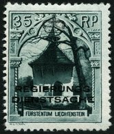 DIENSTMARKEN D 5B *, 1932, 35 Rp. Rofenbergkapelle, Gezähnt L 101/2, Erstfalzrest, Zwei Winzige Aufgerauhte Gummistellen - Official