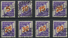 PORTOMARKEN P 13-20 O, 1928, Ziffer Mit Band, Prachtsatz, Mi. 100.- - Taxe