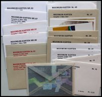MAXIMUMKARTEN 1979-90 Kleine Partie Von 33 Fast Nur Verschiedenen Maximumkarten, Pracht, Mi. 83.- - Cartes-Maximum (CM)