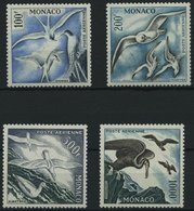 MONACO 502-05A *, 1955, Seevögel Aus Dem Mittelmeerraum, Gezähnt K 11, Falzrest, Prachtsatz - Andere & Zonder Classificatie