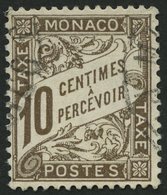 DIENSTMARKEN D 7 O, 1909, 10 C. Dunkelbraun, Pracht, Mi. 140.- - Postage Due