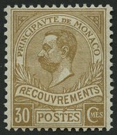 DIENSTMARKEN D 10 *, 1911, 30 C. Gelbbraun, Falzreste, Pracht, Mi. 200.- - Postage Due