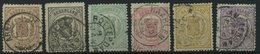 NIEDERLANDE 13-18 O, 1869, Reichswappen, Sauber Gestempelt, Prachtsatz - Niederlande