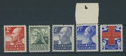 NIEDERLANDE 196-200 **, 1927, Rotes Kreuz, Postfrischer Prachtsatz, Mi. 70.- - Paesi Bassi
