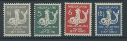 NIEDERLANDE 229-32A **, 1929, Voor Het Kind, Gezähnt K 121/2, Postfrischer Prachtsatz, Mi. 75.- - Nederland