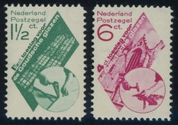 NIEDERLANDE 243/4 **, 1931, Wiederherstellung Der Fenster, Pracht, Mi. 100.- - Netherlands