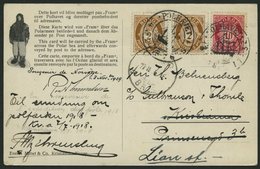 NORWEGEN 76, 79 BRIEF, 1924, Fram - Karte, Von POLHAVET Nach Finnland, Pracht - Autres & Non Classés