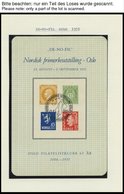 SAMMLUNGEN, LOTS *, 1951-91, 16 Verschiedene Minneblokker Mit Sonderstempel, Pracht - Collections