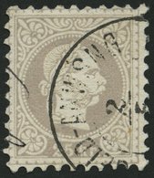 ÖSTERREICH 40IIa O, 1881, 25 Kr. Lilagrau, Feiner Druck, Pracht, Fotoattest Puschmann, Mi. 180.- - Andere & Zonder Classificatie