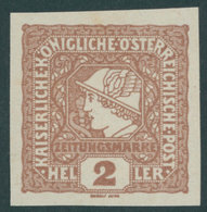 ÖSTERREICH 1867-1918 212b **, 1916, 2 H. Hellrötlichbraun, Postfrisch, Pracht, Mi. 80.- - Sonstige & Ohne Zuordnung