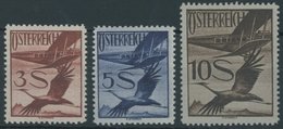 ÖSTERREICH 1918-1938 485-87 **, 1926, 5 - 10 S. Flugpost, 3 Postfrische Prachtwerte, Mi. 185.- - Otros & Sin Clasificación