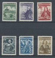 ÖSTERREICH 557-62 **, 1933, Katholikentag, Satz Feinst/Pracht, Mi. 420.- - Altri & Non Classificati