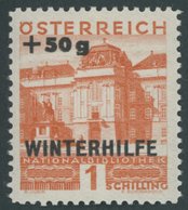 ÖSTERREICH 1918-1938 566 **, 1933, 1 S. Winterhilfe, Postfrisch, Pracht, Mi. 95.- - Andere & Zonder Classificatie