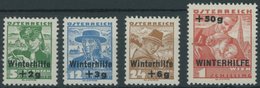 ÖSTERREICH 1918-1938 613-16 **, 1935, Winterhilfe, Postfrischer Prachtsatz, Mi. 100.- - Altri & Non Classificati