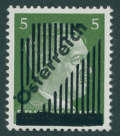 ÖSTERREICH 1945-1949 668Icx **, 1945, 5 Pf. Gitteraufdruck, Type I, 15 Gitterlinien, Geriffelter Gummi, Postfrisch Prach - Other & Unclassified
