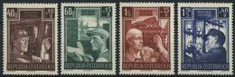 ÖSTERREICH 960-63 **, 1951, Wiederaufbau, Prachtsatz, Fotobefund Babor, Mi. 80.- - Used Stamps