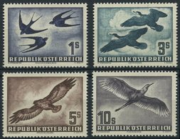 ÖSTERREICH 984-87 **, 1953, Vögel, Prachtsatz, Mi. 350.- - Used Stamps