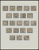 PORTOMARKEN O, 1894-1922, Gestempelter Sammlungsteil Portomarken Auf SAFE Dual Seiten, Fast Nur Prachterhaltung - Strafport
