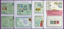 SONDERFLÜGE 1967-2001, Interessante Partie Von 70 Verschiedenen Luftpost-Sonderbelegen, Pracht - Altri & Non Classificati