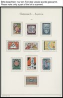 SAMMLUNGEN **, 1978-1996, Postfrische Komplette Sammlung Österreich Im Leuchtturm Falzlosalbum Mit Vielen Kleinbogen, Pr - Collections