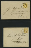 LOTS 35,37,39 BRIEF, 1867, 9 Prachtbriefe Franz Joseph - Collections