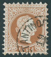 POST IN DER LEVANTE 5II O, 1881, 15 So. Braun, Feiner Druck, Pracht, Gepr. Zenker, Mi. 200.- - Levant Autrichien