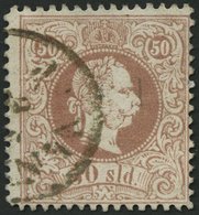 POST IN DER LEVANTE 7Cb O, 1867, 50 So. Rötlichbraun, Gezähnt L 12, K1 JANINA, Feinst, Fotobefund Dr. Ferchenbauer, Mi.  - Eastern Austria