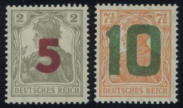 POLEN 135/6 *, 1919, Freimarken Für Posen, Falzreste, Pracht, Mi. 500.- - Autres & Non Classés