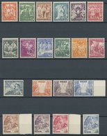 POLEN 331-43,348-54 **, 1938/9, Republik Polen, Winterhilfswerk, Skirennen, Postfrisch, 3 Prachtsätze, Mi. 90.- - Autres & Non Classés