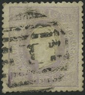 PORTUGAL 44B O, 1873, 240 R. Lila, Gezähnt 121/2, Feinst (oben Kleiner Spalt Behoben), Mi. 1500.- - Sonstige & Ohne Zuordnung