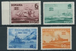 RUMÄNIEN 402-05 **, 1931, 50 Jahre Rumänische Flotte, Postfrischer Prachtsatz, Mi. 90.- - Autres & Non Classés