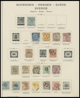 SAMMLUNGEN, LOTS O, *, 1855-1941, Alter Sammlungsteil Auf Seiten, Etwas Unterschiedlich, Mi. Ca. 850.- - Collezioni