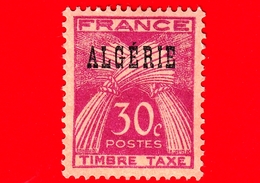 ALGERIA - Usato - 1947 - Segnatasse - Covone - Taxe - 30 - Postage Due