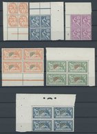 ÄGYPTEN 81-86 VB **, Französische Post-Port Said: 1927/8, Freimarken In Randviererblocks, Postfrisch, Pracht - Other & Unclassified