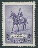 AUSTRALIEN 131 *, 1935, 2 Sh. Thronjubiläum, Falzrest, Pracht, Mi. 70.- - Altri & Non Classificati