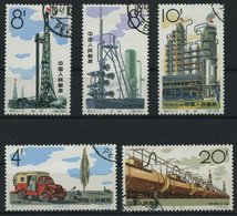 CHINA - VOLKSREPUBLIK 827-31 O, 1964, Erdölindustrie, Prachtsatz, Mi. 85.- - Other & Unclassified