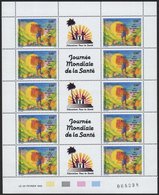 FRANZÖSISCH-POLYNESIEN 609/10KB **, 1992, Weltgesundheitstage U.World Columbian Stamp Expo, Je Im Kleinbogen (10), Prach - Nuevos