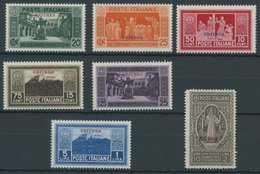 ITALIENISCH-ERITREA 146-52 **, 1929, Kloster Monte Cassino, Postfrischer Prachtsatz - Erythrée