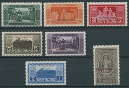 ITALIENISCH-TRIPOLITANIEN 86-92 **, 1929, Kloster Monte Cassino, Postfrischer Prachtsatz - Tripolitaine