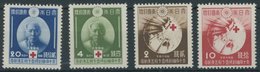 JAPAN 284-87 **, 1939, Rotes Kreuz, Postfrischer Prachtsatz - Otros & Sin Clasificación