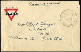 KANADA 1919, K1 FIELD POST OFFICE CANADIAN/SIBERIAN EXP. FORCE Auf Kanadischem Feldpostbrief Mit Handschriftlichem Verme - Canadá