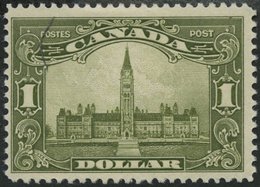 KANADA 138 *, 1929, 1 $ Olivgrün, Falzrest, Pracht, Mi. 200.- - Canada