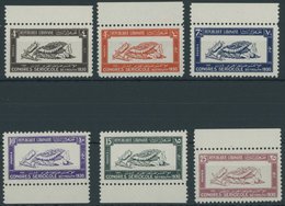 LIBANON 159-64 **, 1930, Seidenraupenzüchter, Postfrischer Prachtsatz - Liban