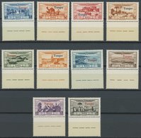 TANGER 19-28 **, 1929, Überschwemmungsopfer, Mit Unten Anhängenden Stegen, Postfrischer Prachtsatz - Unused Stamps